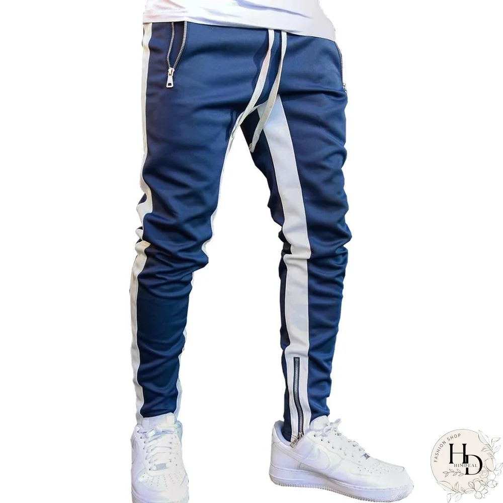 Mens Joggers Casual Pants Fitness Men Sportswear Tracksuit Bottoms Skinny Sweatpants Trousers Black Gyms Jogger Track Pants