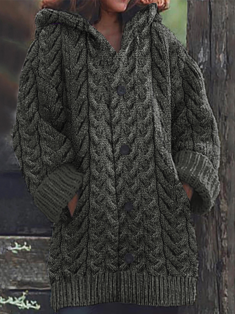 Women's Super Soft Honeycomb Aran Crew Neck Sweater wearshes