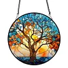>SALE<Acrylic Willow Tree Single-Sided Diamond Painting Hanging Pendant (19.5x19.5cm)