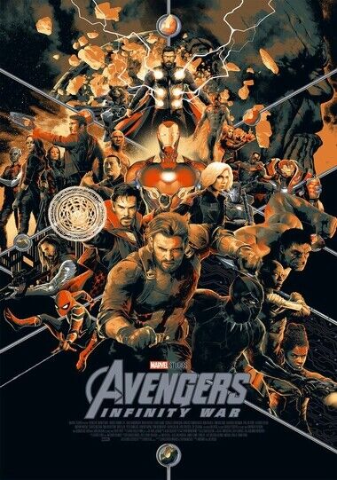 AVENGERS POSTER - INFINITY WAR - GLOSS Photo Poster painting INSERT -  POST