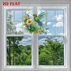 2D Flat Hummingbird DIY Diamond Art Pendant Special Shape Wall Door Decoration