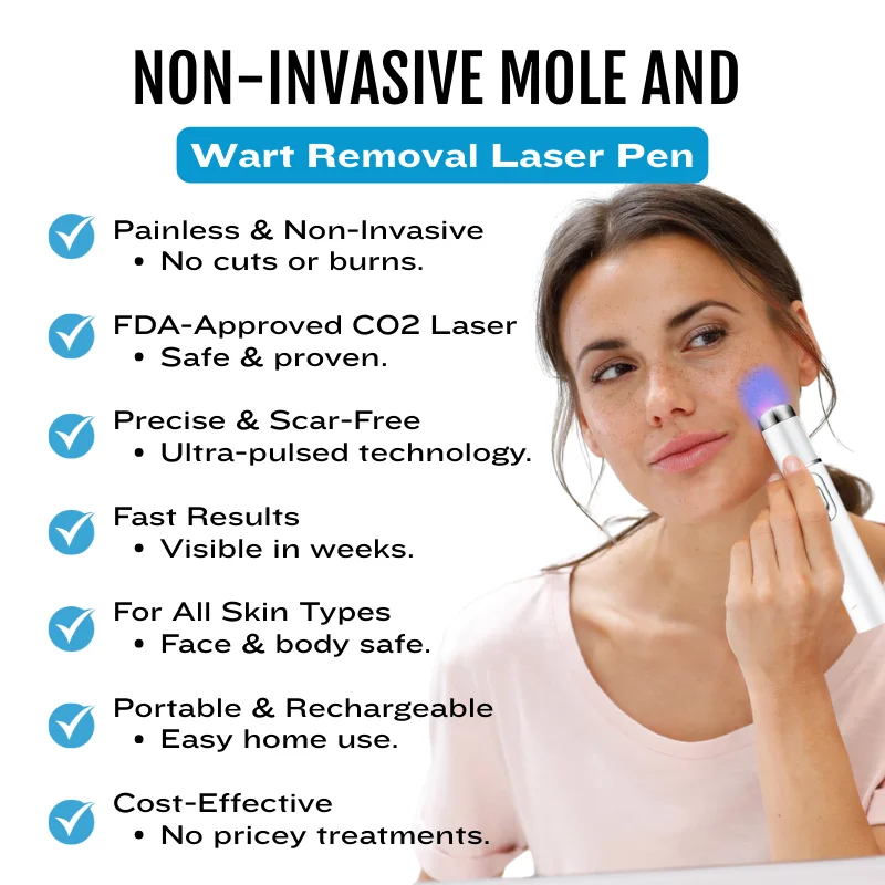 Bikenda&reg; SpotlessDerm Mole and Wart Laser Pen