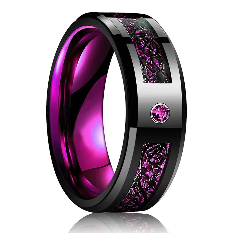 'Pink Eye' Rings