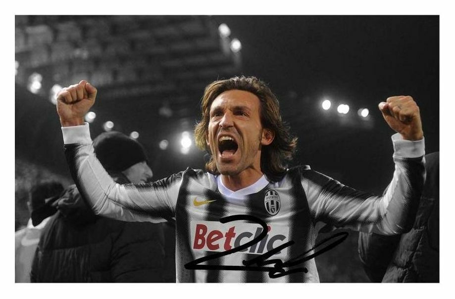 ANDREA PIRLO - JUVENTUS AUTOGRAPH SIGNED Photo Poster painting POSTER PRINT