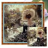 Vintage Victorian-11CT Stamped Cross Stitch 50*50cm/19.69*19.69in
