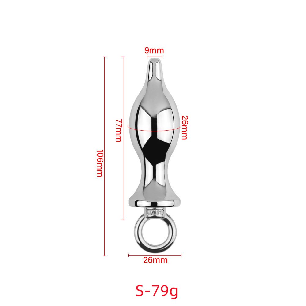 Metal Ring Butt Plug Anal Expansion Ring Sex Toy For Adults
