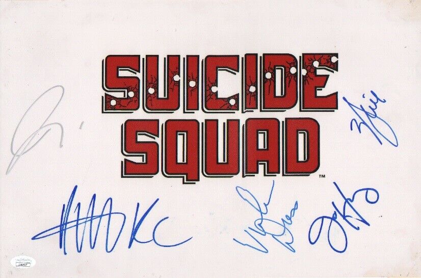 ~~SUICIDE SQUAD Cast(x5) Hand-Signed WILL SMITH