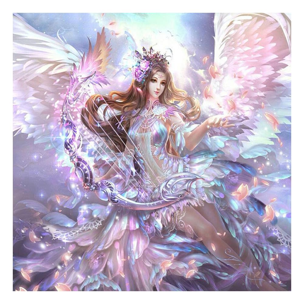 

30*30CM - Angel - Round Drill Diamond Painting, 501 Original