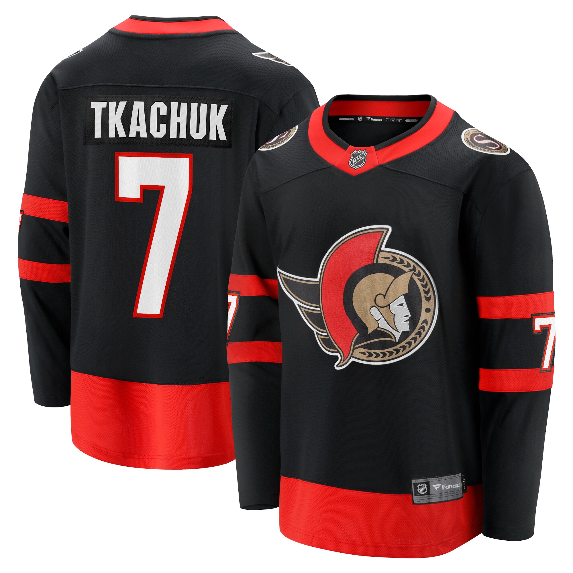 Brady Tkachuk Ottawa Senators Fanatics Alternate Premier Breakaway   Jersey – Black mysite