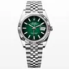 Rolex Datejust 41mm/36mm M126334 on Jubilee with Green Ombr&eacute; Dial and Fluted Bezel Super clone
