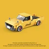 Retro Pickup Truck Sea Breeze Knight Container Car Eight-Grid Car Assembly Building Blocks Toy Model