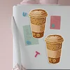 DIY Special Shape Diamond Art Fridge Magnets Sticker Kit (Coffee Cup)