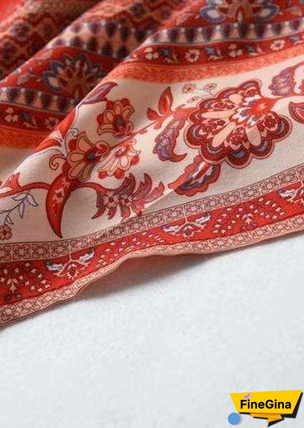 Women's Chic Sienna Boho Kimono - Red Dress