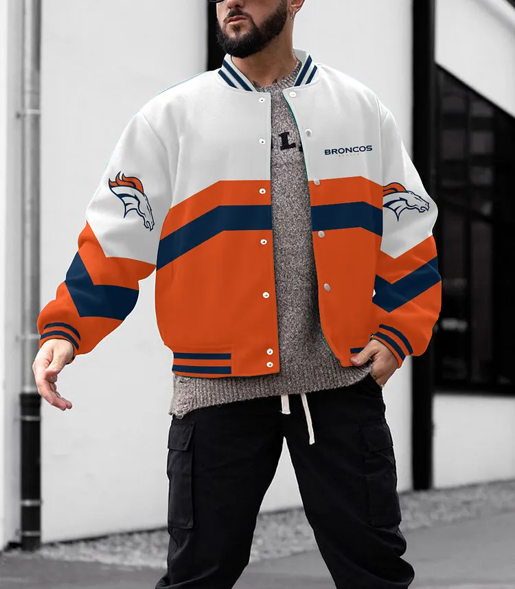 Denver Broncos Men's Limited Edition Full-Snap Casual Jacket