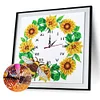 DIY Diamond Painting Crystal Rhinestone Bee Clock(35*35cm)