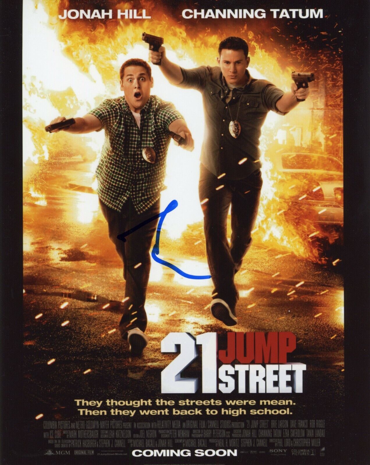 ~~ JONAH HILL Authentic Hand-Signed 21 JUMP STREET