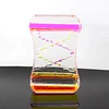 Creatived Dripping Oil Slide Hourglass Motion Bubble Stress Reliever Toys Home Decor Desktop Accessories Decoration Kids Gift