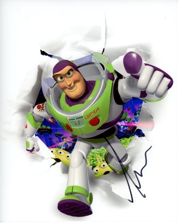 TIM ALLEN signed autographed DISNEY TOY STORY BUZZ LIGHTYEAR Photo Poster painting