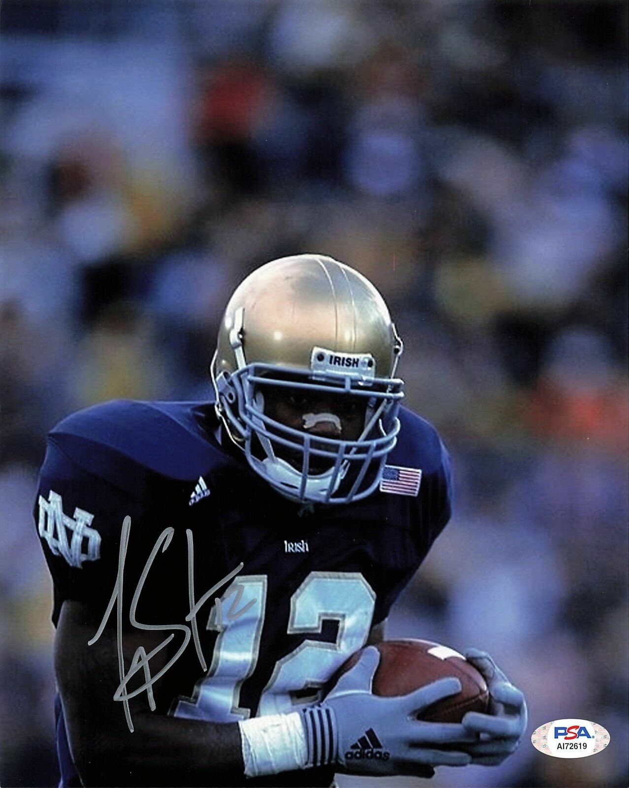 TONY FISHER Signed 8x10 Photo Poster painting PSA/DNA Notre Dame Fighting Irish Autographed