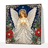 Xmas Angel Framed Special Shape Diamond Painting Kit 25x25cm