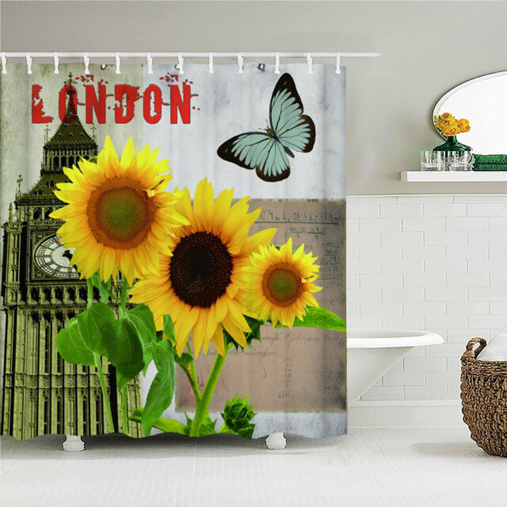 

Flower Plant - Print Shower Curtain, 180*180cm, 501 Original