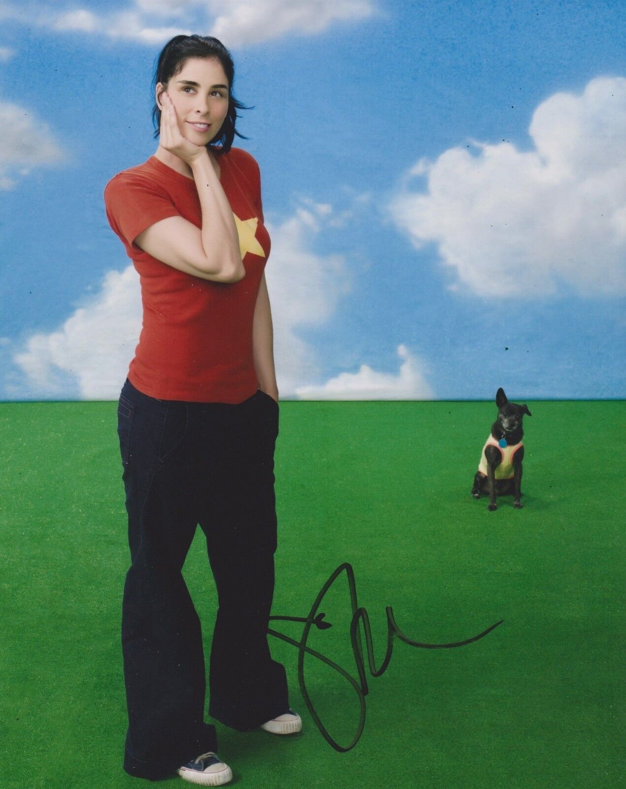 Sarah Silverman Signed 10x8 Photo Poster painting AFTAL