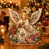 DIY Special Shape Diamond Painting Pearl Art Desk Ornament Xmas Decor Kit