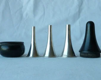 pornhint Pornhint Set of 3 Aural Specula Silver Ferris & Co Ltd Ebony Case Victorian Speculum
