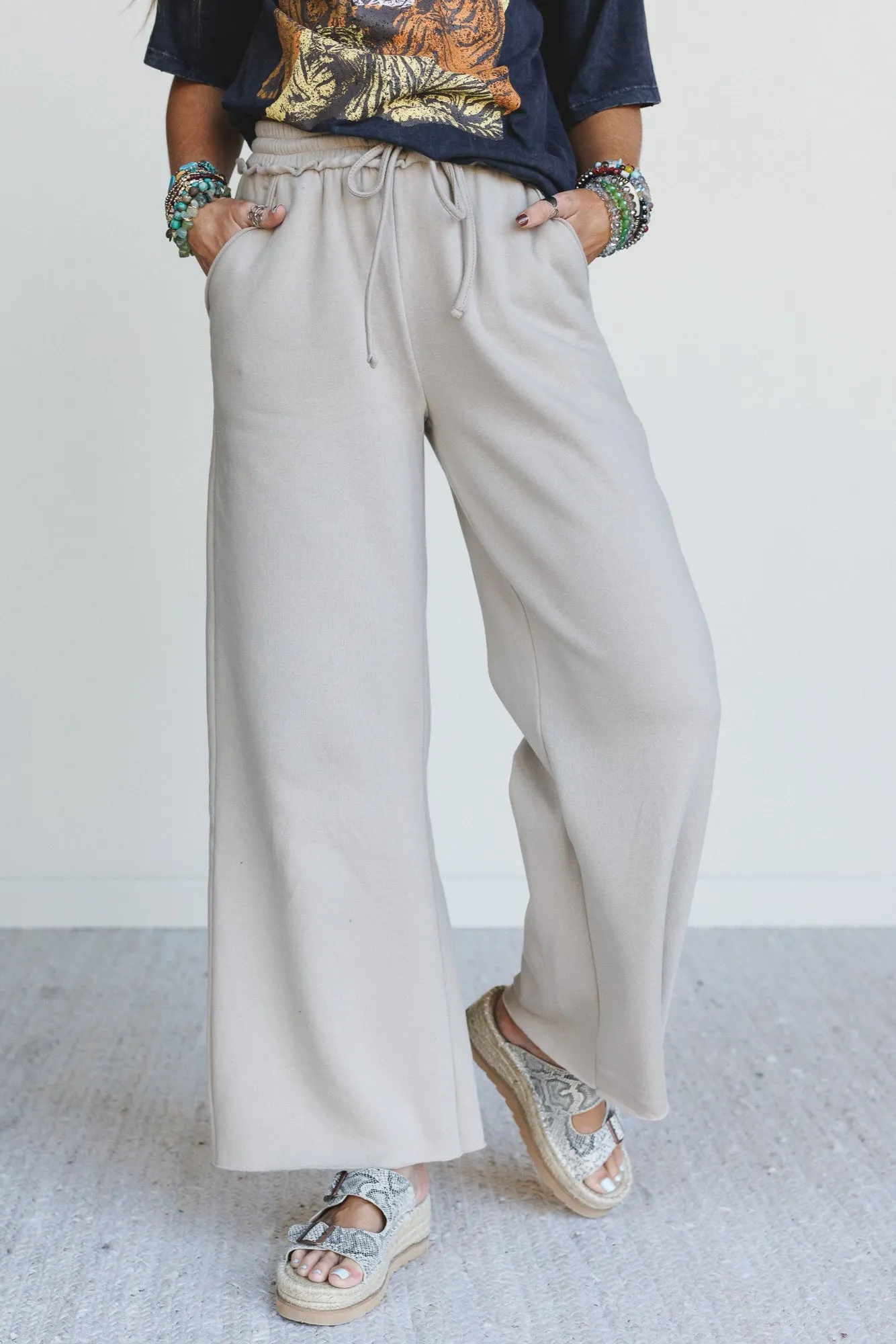 Drifted Off Pants - Ash Mocha