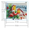 Robin and Snow  | Full Square Diamond Painting Kits
