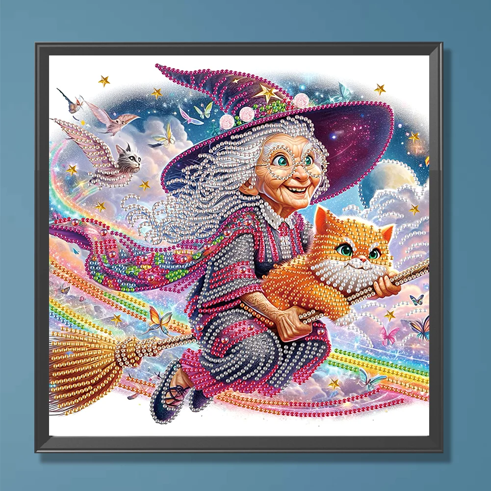 Diamond Painting - Partial Special Shaped Drill - Grandma(Canvas|30*30cm)