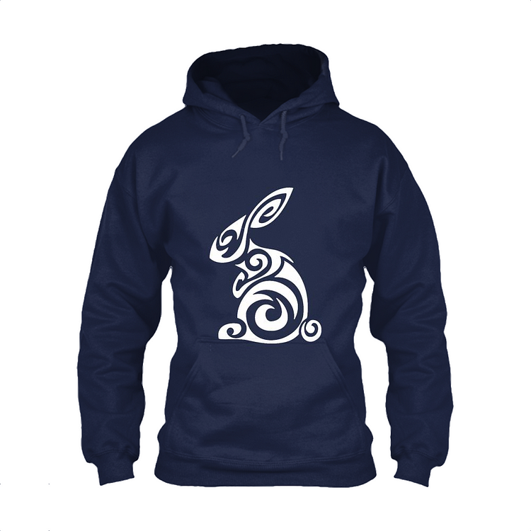 Tribal Rabbit, Rabbit Classic Hoodie