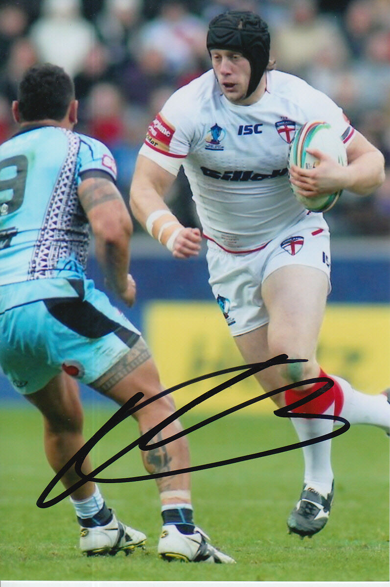 ENGLAND HAND SIGNED CHRIS HILL 6X4 Photo Poster painting.