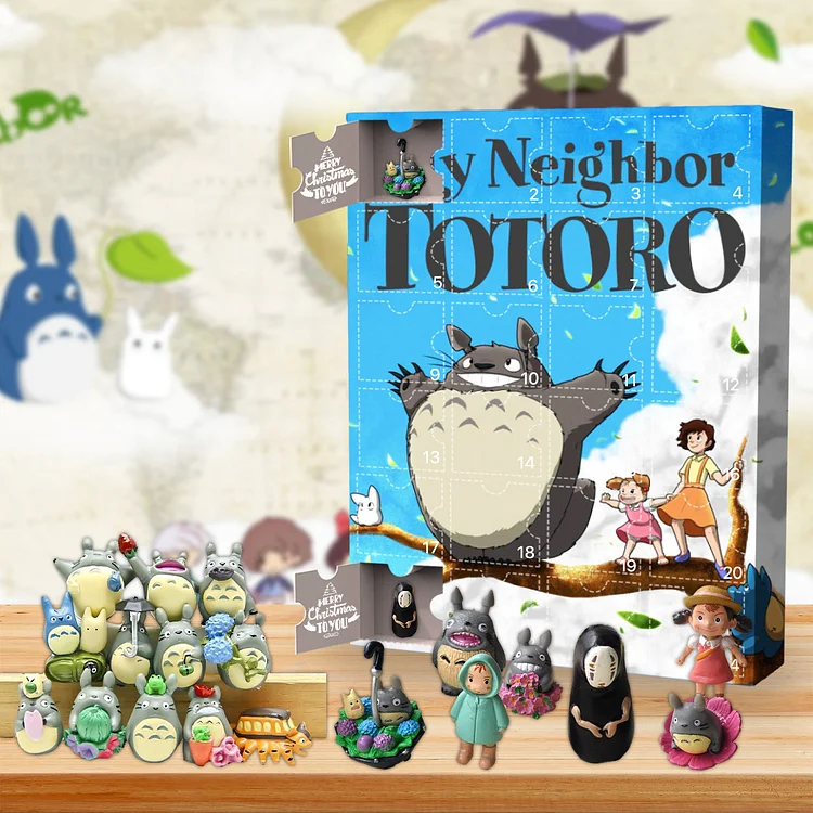 My Neighbor Totoro Advent Calendar -- The One With 24 Little Doors