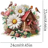 >SALE<Daisy Cottage Acrylic Special Shape DIY Diamond Painting Desktop Ornaments