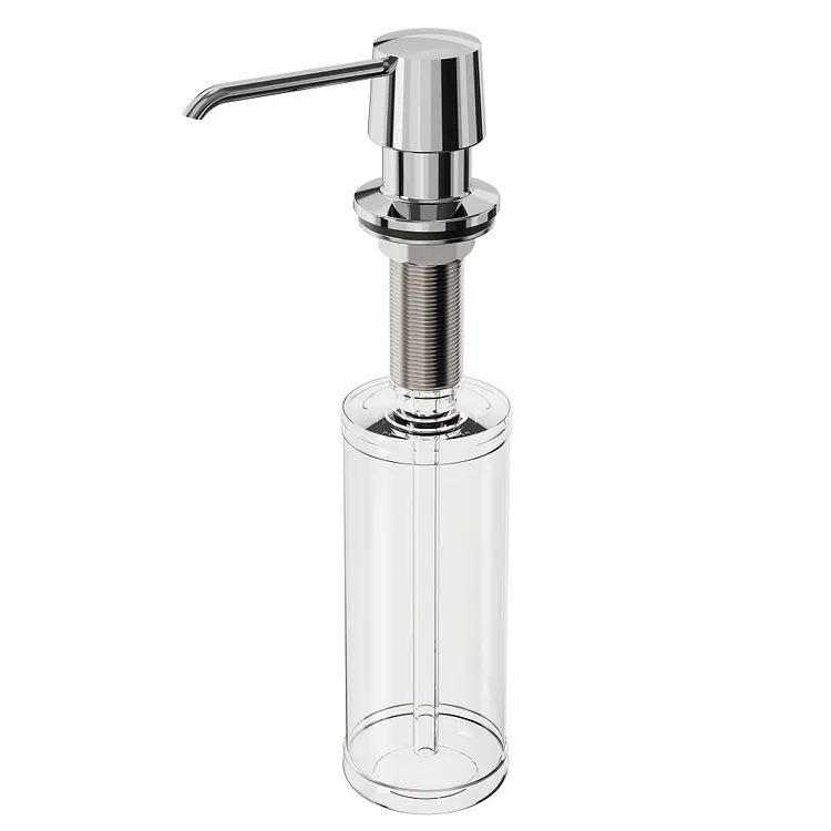 EVERSTEIN Built In Kitchen Sink Soap Dispenser Polished Chrome