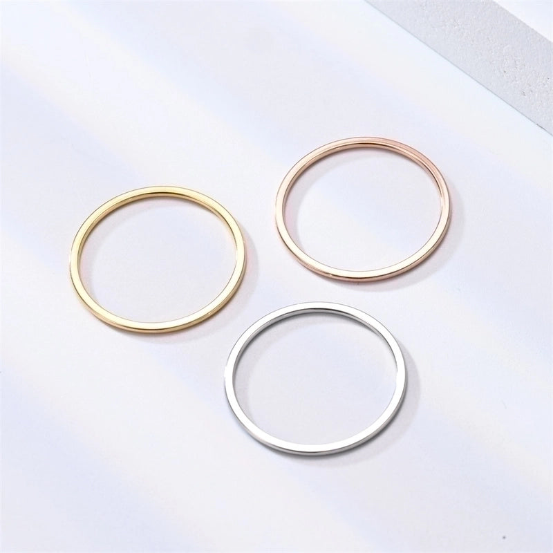 Basic Circle Stainless Steel Plating Rings