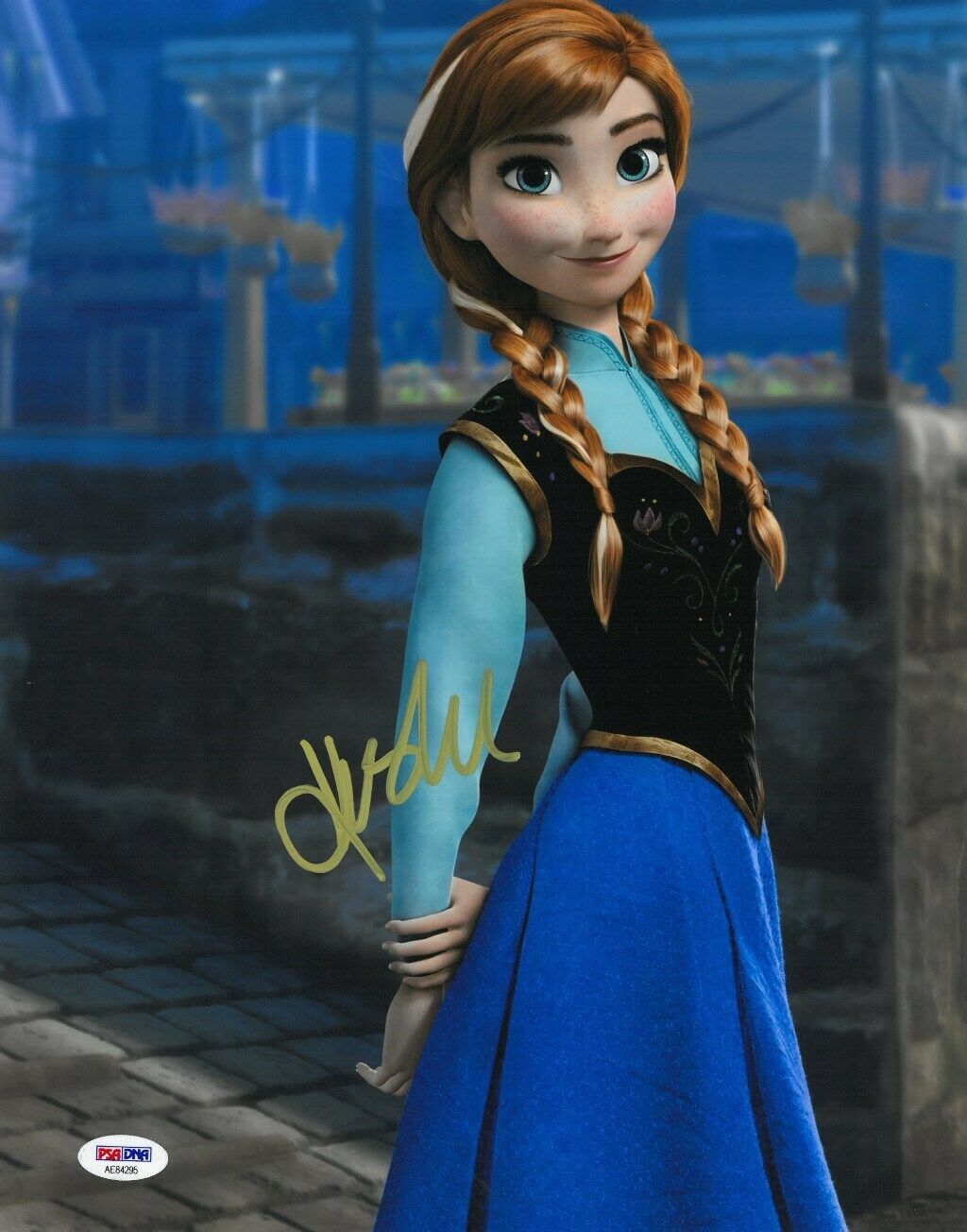 Kristen Bell Signed Frozen Authentic Autographed 11x14 Photo Poster painting PSA/DNA #AE84295