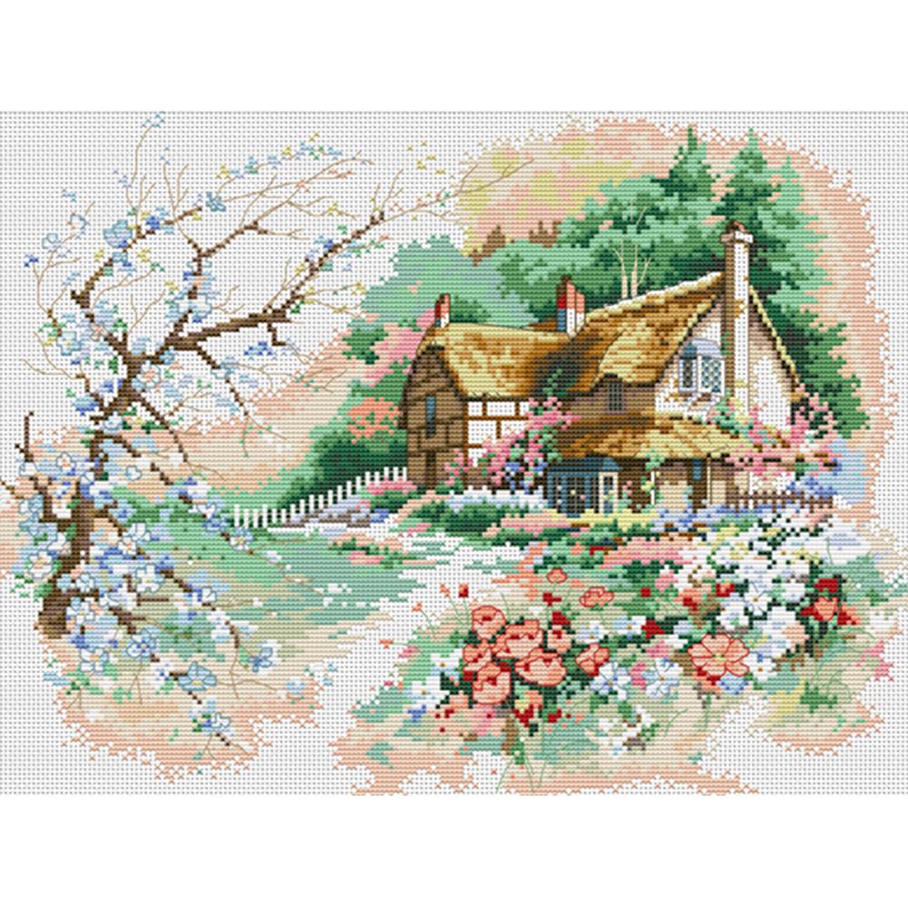 

Country Love - 11CT Stamped Cross Stitch - 54*43cm, 501 Original