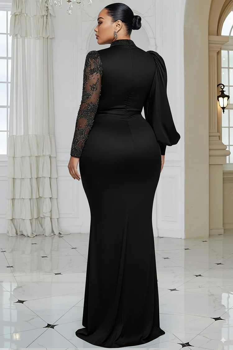 fitted lace wedding dress Women Elegant Solid Color Deep V Flare Long Sleeve Maxi Dress Evening Party Dress  Formal Cocktail Dresses for Women White : Amazon.co.uk: Fashion main image 0