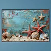 (60*40cm)Starfish - Full Round Drill Diamond Painting