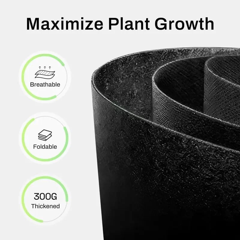 🌱 5-Pack 5 Gallon Grow Bags &ndash; Heavy Duty Aeration Fabric Pots with Handles for Vegetables, Flowers & Fruits 🪴