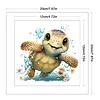 Animal Full 18CT 2 Strands DIY Stamped Embroidery Needlepoint Starter Kits 7.87x7.87inch Cross Stitch Art and Crafts Kits for Beginners Adults Home Decor