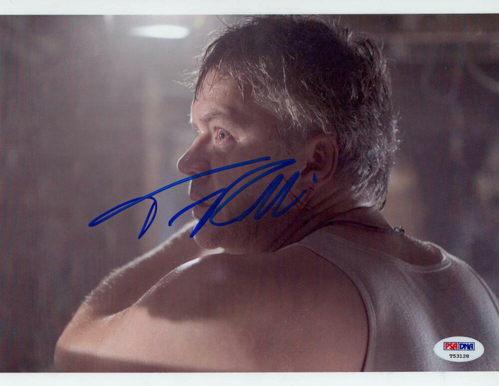 TIM ROBBINS SIGNED AUTOGRAPH 8x10 Photo Poster painting - THE SHAWSHANK REDEMPTION, LEGEND PSA