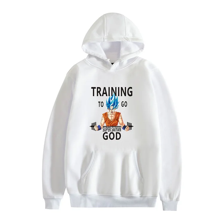 Dragon Ball Goku Traning To Go Super Saiyan Unisex Hoodie Pullover weebmemes