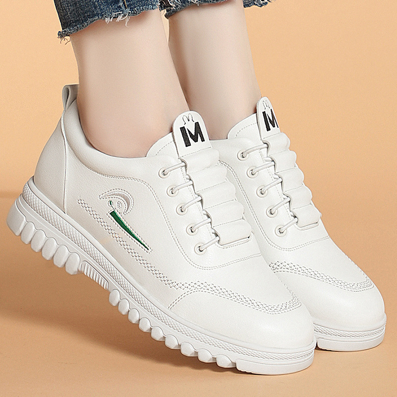 Tarewheels funky womens shoes Women Water Proof Solid Comfort Sneakers Breathable Sports Shoes Outdoor Walking Flats Spring Casual Soft Leather Shoes 2025