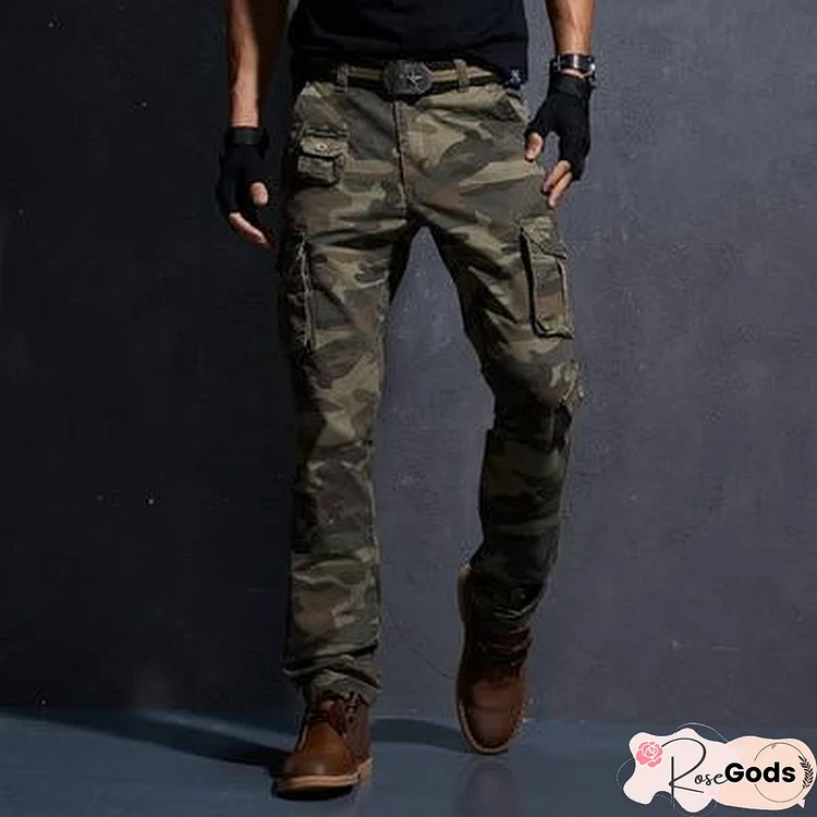 Men Casual Pants Military Tactical Pantaloon Camouflage Homme Slim Fit Cargo Pants Hombre Modis Black Uomo Trousers