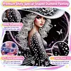 Special Shape Rhinestone Diamond Painting Kit(Silver Hat Butterfly Girl)