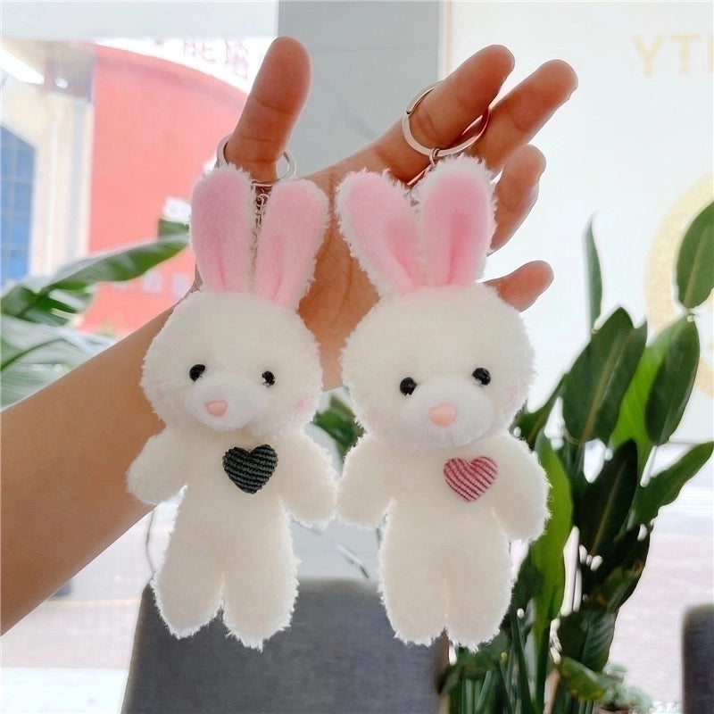 Cute Rabbit Pp Cotton Women’s Bag Pendant Keychain