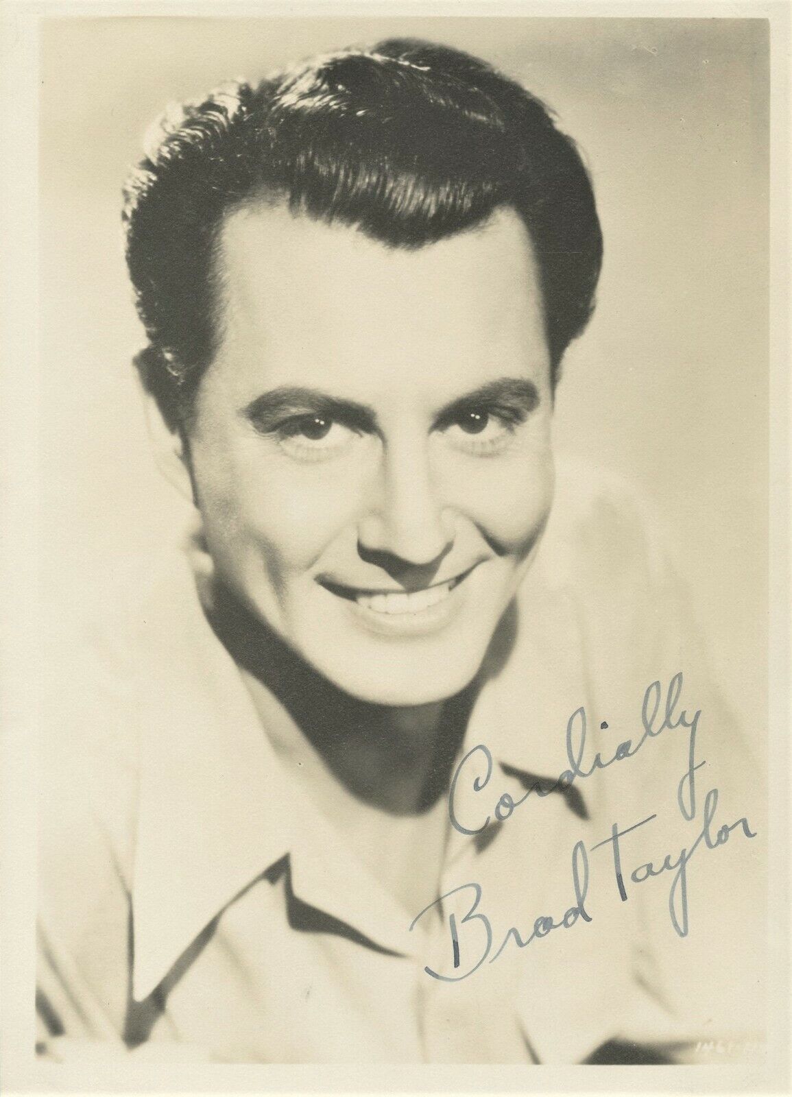 Dashing Vintage BRAD TAYLOR Signed Photo Poster painting